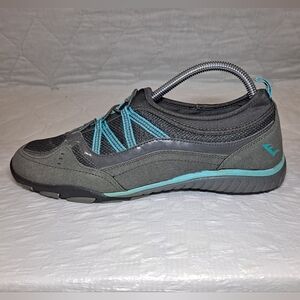Everlast Lucy Training Shoes/Sneakers Women's 10M Gray/Blue Slip-on Bungee-Lace